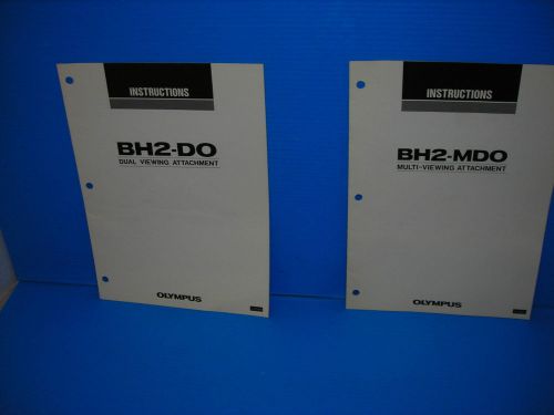 BH2-DO/BH2-MDO DUAL-MULTI VIEW ATTACHMENTS INSTRUCTIONS MANUALS