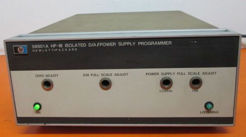 Hewlett packard hp 59501a hp59501a hp-ib isolated d/a/power supply programmer for sale