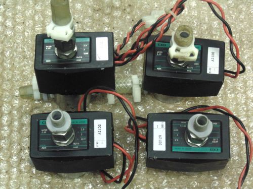 Lot of 4 CKD Vacuum Wash Pump Model AG4X