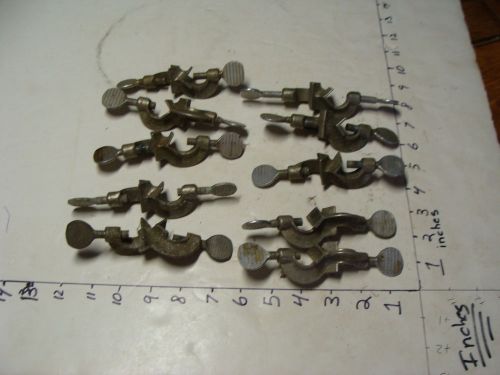 Elli Buk item: 10 vintage Fisher Castaloy 1451 CLAMP HOLDER FOR STAND