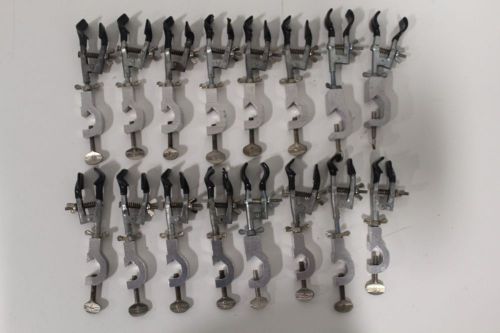 Lot of (16) fisher beaker tube flask clamp holder castaloy lab equipment for sale