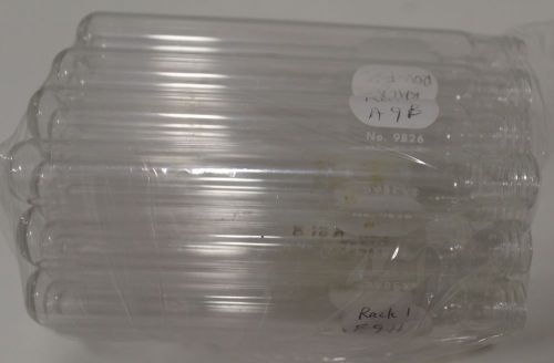 Lot of (24) pyrex 9826 glass culture tubes + free expedited shipping!!! for sale