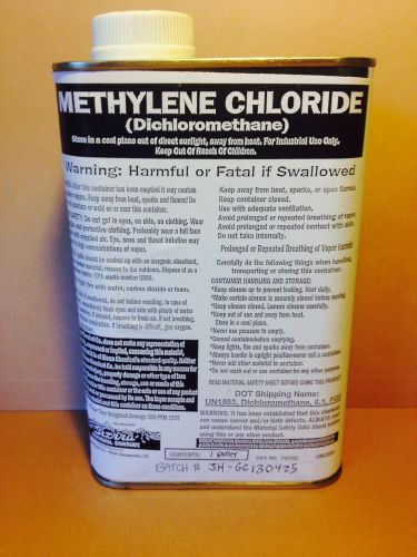 Methylene Chloride (Dichloromethane) 1 Quart