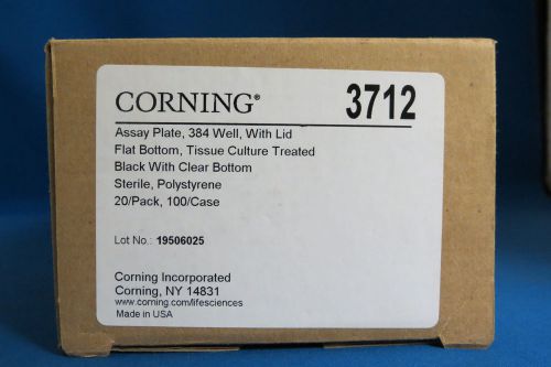 Corning 384 Well  Black Assay Plates 112 ?l # 3712 Tissue Culture Treated Pk/20