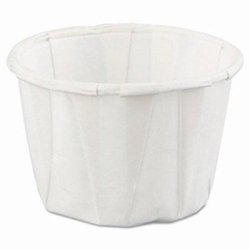 Genpak Paper Portion Cups, 1oz, White, 250/Bag (GNPF100)