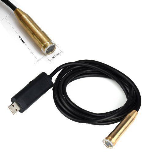 Crazy genie 5m usb borescope endoscope inspection 4led ip67 waterproof camera for sale