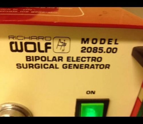 Richard Wolf 2085.00 Bipolar Electrosurgical Generator