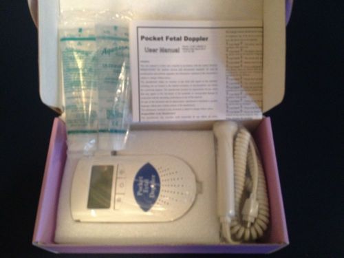 Sonoline B Fetal heart doppler /Backlight LCD 2mhz includes Batteries Gel