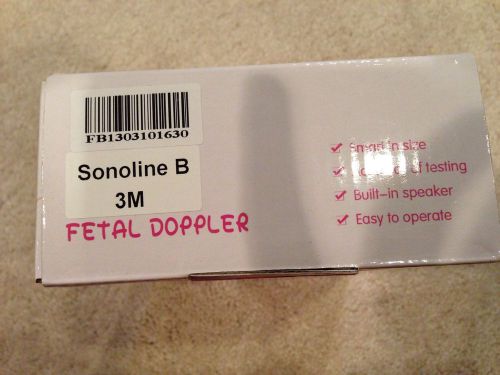 Sonoline B fetal doppler