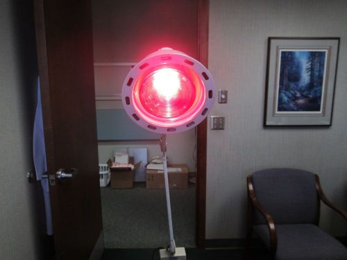 Therapy infrared heat lamp on rolling stand (for medical use) for sale