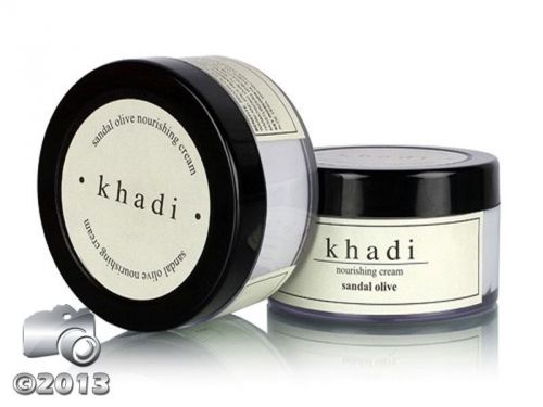 Bestseller 100% pure khadi herbal product sandal &amp; olive face nourishing cream for sale
