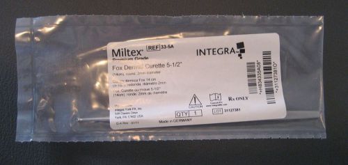 Miltex 33-5A Fox Dermal Curettes 5 1/2&#039;&#039;
