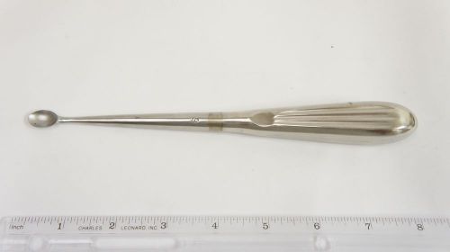 Curette Size 6 Straight Oval Cup 8&#034;