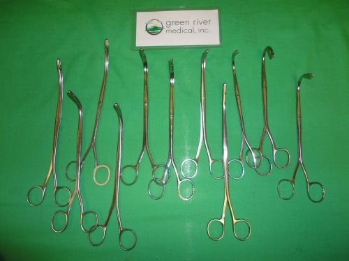 Assorted kidney stone forceps [746722] v mueller, weck [qty 11] for sale
