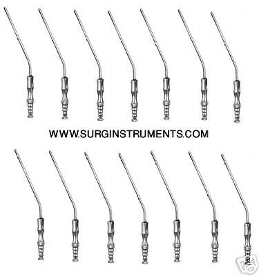 12 suction tube frazier dental surgical ent instruments for sale