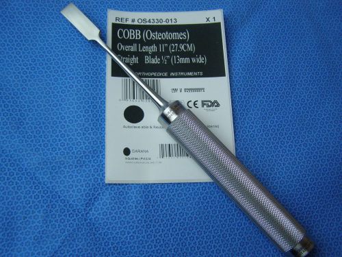 COBB Osteotome Chisel 11&#034; Straight 13mm Veterinary Orthopedic Instruments 1-EA