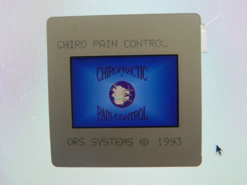 EUC Chiropractic Pain Control SLIDE SHOW -47 Slides DRS Systems 93 for projector