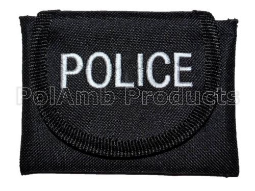 5X Embroidered POLICE Glove Pouch for Officer, Cop, Constable, PCSO 999