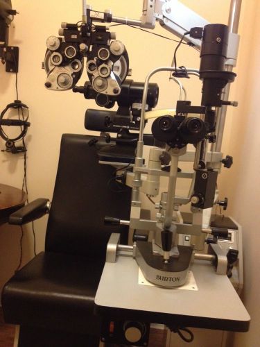 One Ophthalmic Lane, Burton Slit Lamp, Burton Stand, With A Bausch &amp; Lomb Kerato