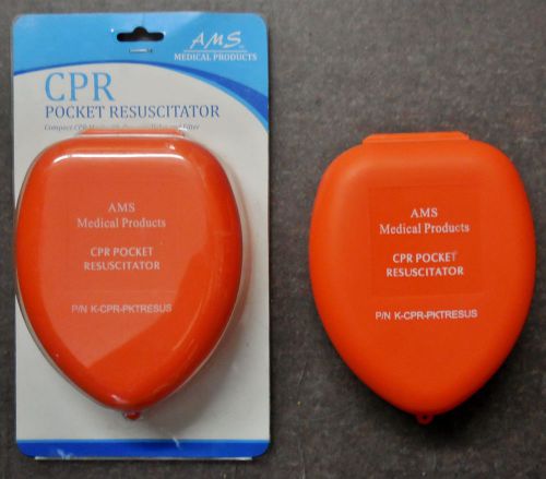 2x ams medical products cpr pocket resuscitators! free shipping! for sale