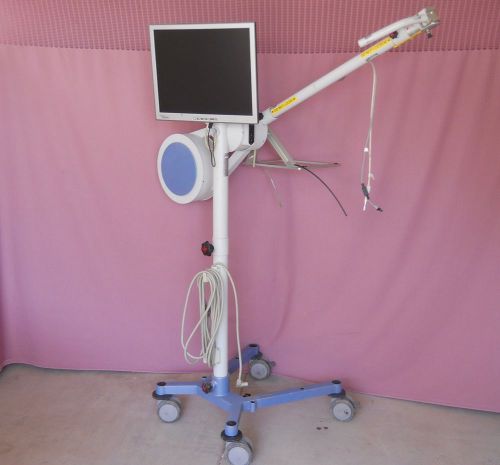 Stryker enlite surgical navigation system stand w/ 19&#034; siemens monitor for parts for sale