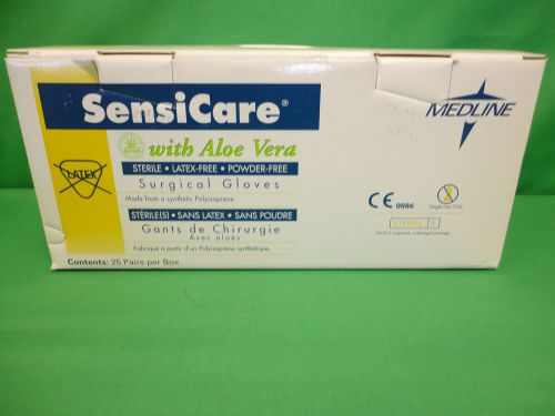 Medline sensicare green surgical gloves - sz 9 [msg1090] box of 25 for sale