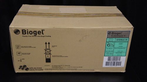 Biogel 42165 PI UltraTouch Surgical Glove Size 6.5 ~ Case of 200 pairs (2015/03)