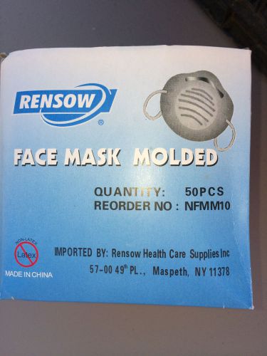 100 Rensow Face Mask Molded Filter NFMM10 masks Blue FREE SHIPPING