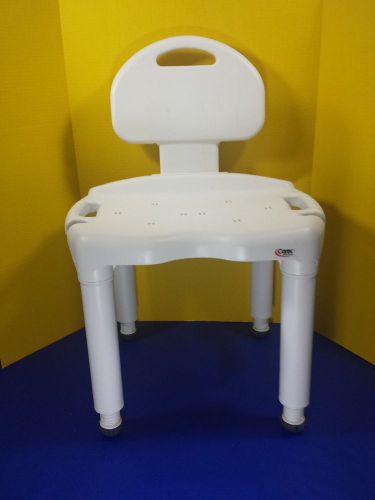Carex Universal Bath Bench With Back Support B671C0 Shower Chair