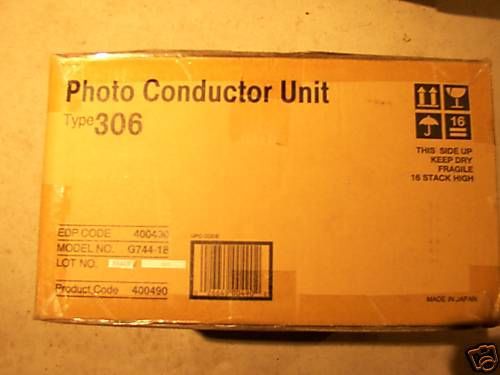 New Ricoh Type 306 Photo Conductor Unit 400490 G744-18