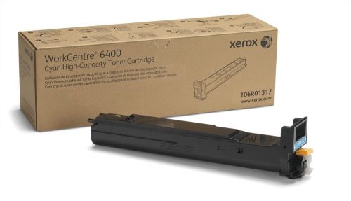 GENUINE Xerox 106R01317  Work Center 6400 CYAN  High Capacity Toner Cartridge