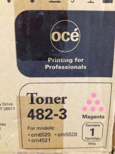 OCE 482-3 MAGENTA TONER CARTRIDGE FOR MODELS CM6520, CM5520 AND CM4521