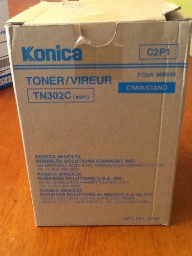 Konica Toner OEM New Sealed TN302CCyan NEW C2P1/C2EX/C15B