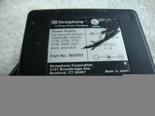 Dictaphone Medical Transcript  Power Supply 1730 2730 3730 4730 0420 0421 0422