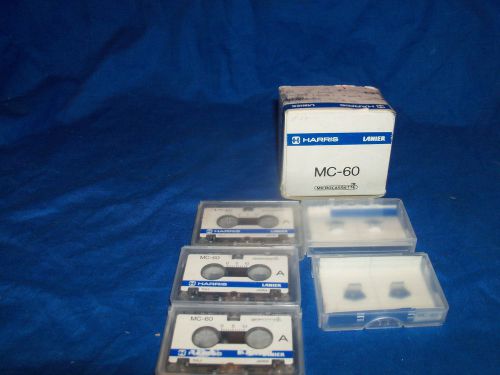 Harris Lanier MC-60 Micro Cassettes  Lot of 3
