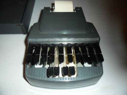 Vintage Stenographic Machines Inc. Reporter Model Stenograph with  Case