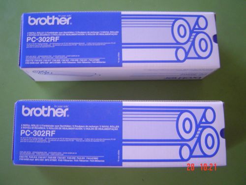 Brother PC 302RF Refill Rolls Per Box X 2 Boxes total 4 Rolls Cheap Price to Go