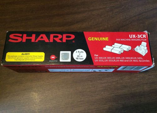 - New Sharp Genuine UX-3CR Fax Machine Imaging Film = 2 Rolls Total
