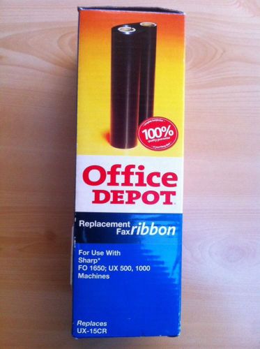 Office Depot Fax Ribbon UX-15CR Sharp FO 1650 UX 500 1000 Machines Replacemet