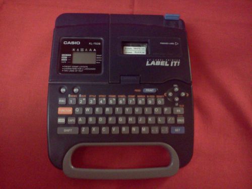 CASIO KL-750B E-Z LABEL PRINTER