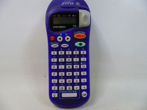 Dymo Letra Tag 2000 Handhelp Label Maker Purple -Used Tested Works