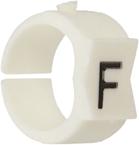 0.453&#034; 0.512&#034; wire diameter nylon black on white clip sleeve wire marker for sale