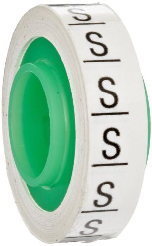 3M Scotch Code Wire Marker Tape Refill Roll SDR-S, Printed with &#034;S&#034; (Pack of 10)