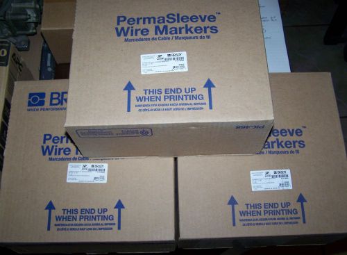 Brady PermaSleeve PS-187-2-WT White 2&#034; Heat Shrink Wire Markers - New Roll 2500