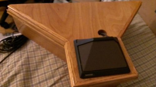 Shure AMS22 Professional Condenser Microphone with Custom Wooden Mount
