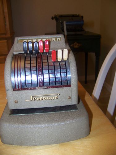 Speedrite 900 Vintage Check Writer Office Equipment Machine Mechanical Financial