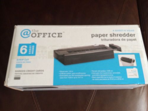 @ The Office 6 Sheet Paper Shredder.