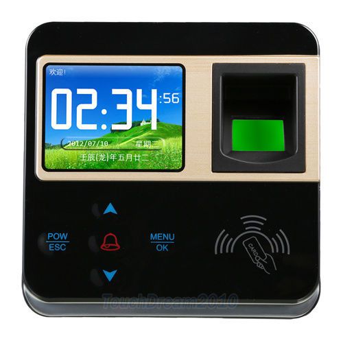 Mini Size easy Install fingerprint access control with TCP/IP color screen
