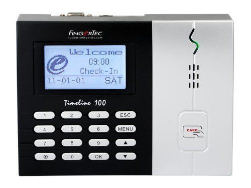 Fingertec timeline 100 time &amp; attendance rfid card system for sale