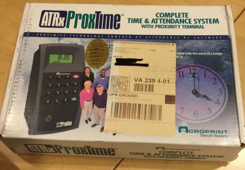 Acroprint ATRx ProxTime Attendance System